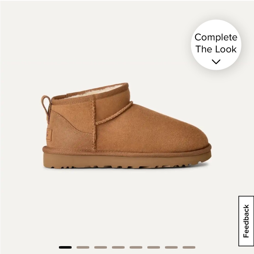 Classic ultra mini Ugg’s- chestnut size 7
